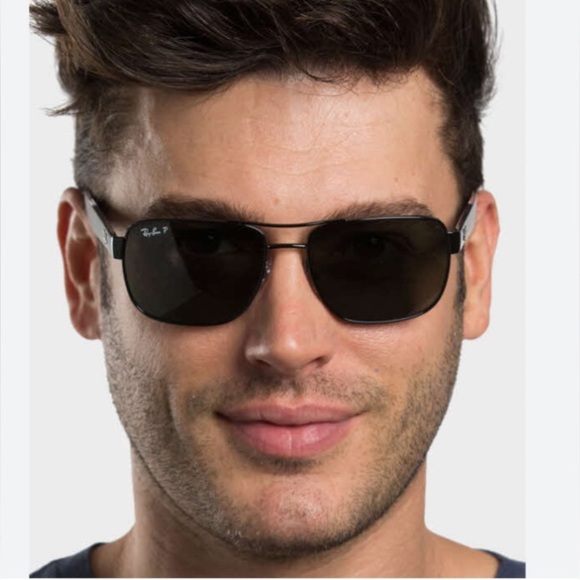 Ray-Ban 3516 ☀️Polarized☀️ Steel Black NEW Complete with Ray Ban Kit - Picture 9 of 12